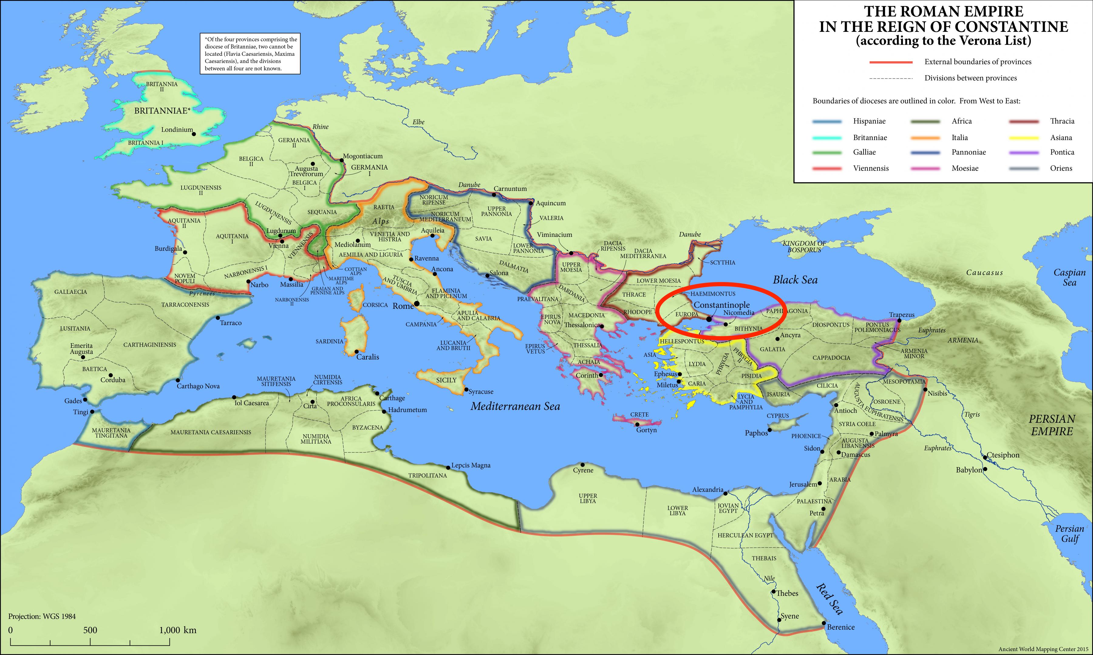 コンスタンチノープルの世界地図 コンスタンチノープルの場所が世界の地図 トルコ