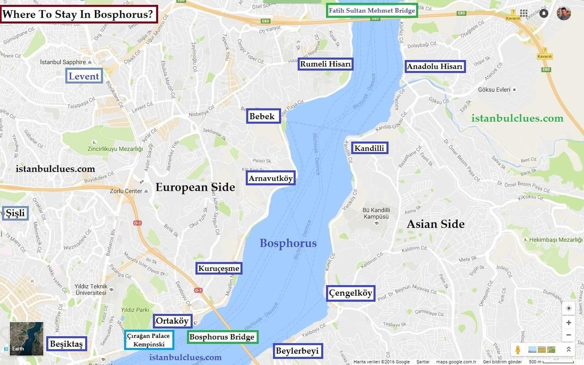 地図bebekイスタンブール