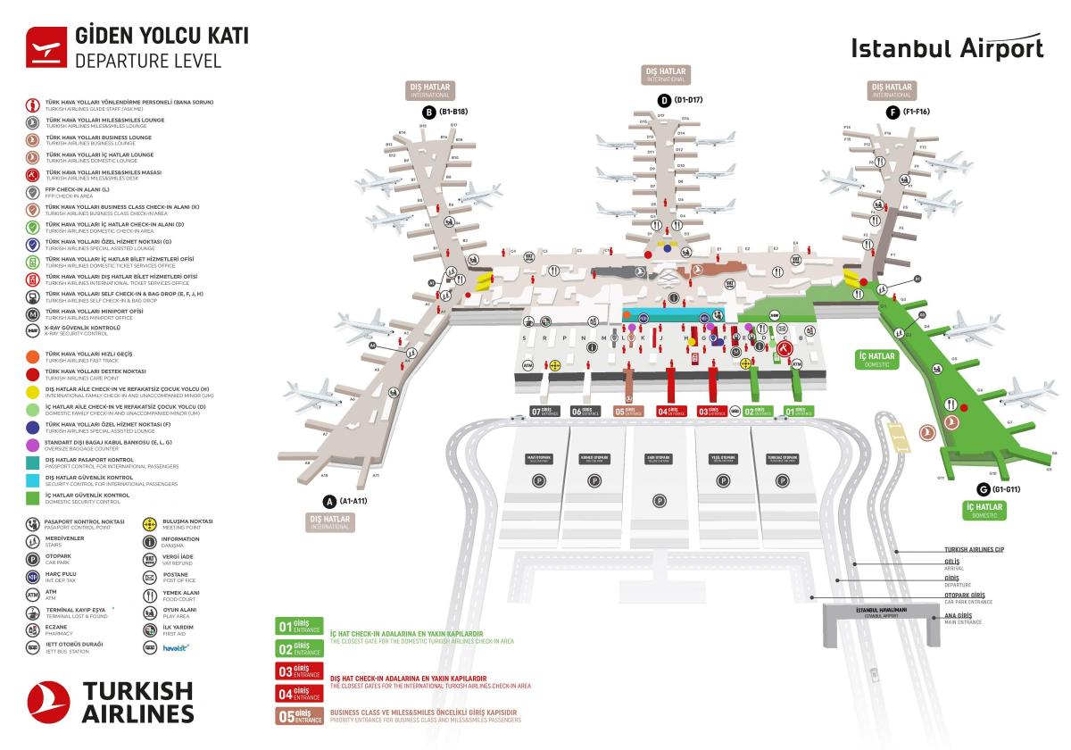 地図airportイスタンブール