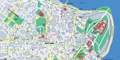 イスタンブールアフメット地図