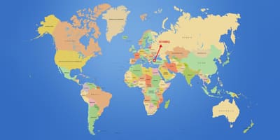 イスタンブールトルコの世界地図