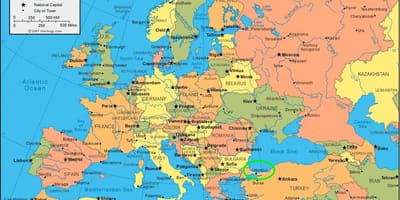 イスタンブールの国-地図