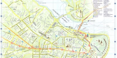 イスタンブール観光地図