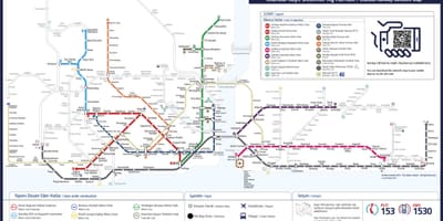 地図のイスタンブール駅