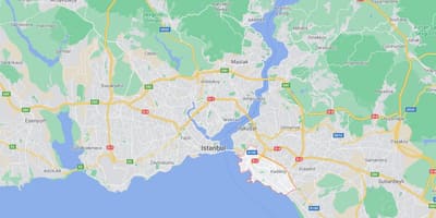 地図のkadikoyイスタンブール