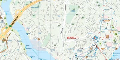 地図のペライスタンブール