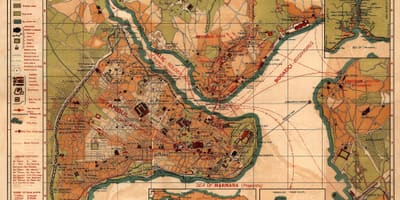 イスタンブールの古地図