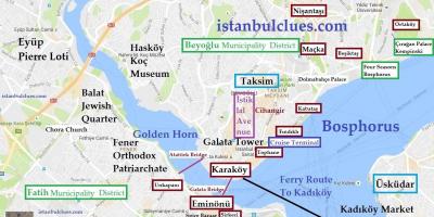 イスタンブールbalat地図